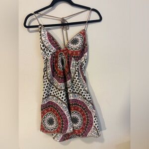 Boho cottage Self Esteem Halter Top size Medium. Y2K